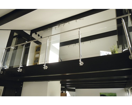Plaque en verre acrylique pour système de balustrade Pertura