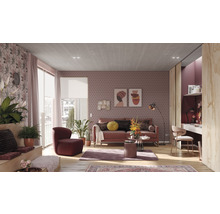 Papier peint intissé 114165 fleurs rose vif