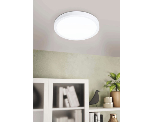Plafonnier LED acier/plastique 20W 2200 lm 4000 K blanc neutre HxØ 45x300 mm Fueva blanc rond Plafonnier LED acier/plastique 20W 2200 lm 4000 K blanc neutre HxØ 45x300 mm Fueva blanc rond