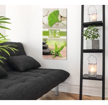 Leinwandbild Spa-Area 55x115 cm