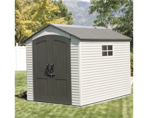 Abri de jardin avec porte double et fenêtre