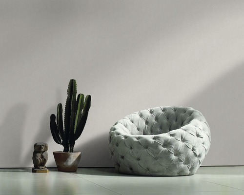 Vue d''intérieur avec fauteuil, cactus et figurine décorative