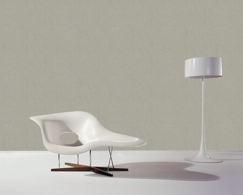 Scène avec papier peint, fauteuil et lampadaire