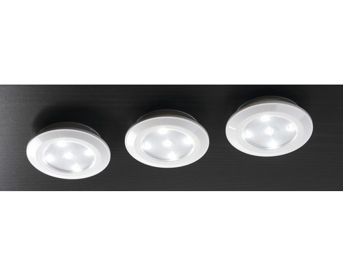 Lampe Touch Light à LED à piles argent 68x68 mm - HORNBACH Luxembourg