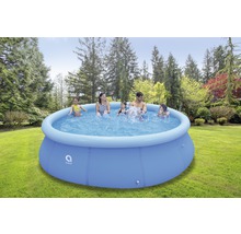 Ensemble de piscine hors sol à pose rapide PVC ronde Ø 360x76 cm avec épurateur à cartouche bleu-thumb-3