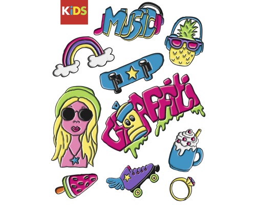 Illustration verschiedener Motive für Kinder