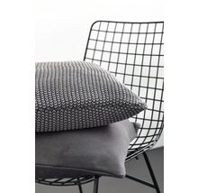 Coussin décoratif Nika 50x50 cm gris clair