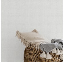 Papier peint intissé 104872 Highland Uni Hessian blanc