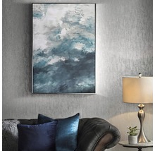 Papier peint intissé 104954 Kabuki Uni Molten argent