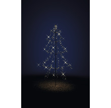 Sapin de Noël décoratif avec étoiles et lumières