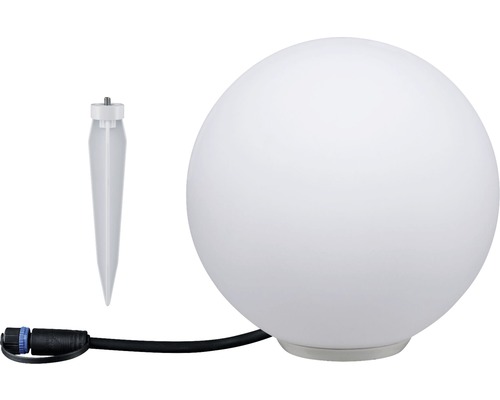 Luminaire globe avec piquet de terre et câble