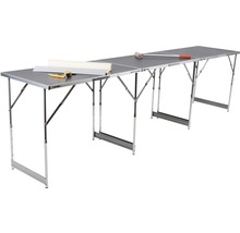 Table à tapisser multifonction réglable en hauteur gris 3 x 100 x 60 x 73 cm 3 pces-thumb-3