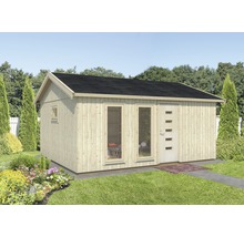 Abri de jardin Palmako Charlotte 492 x 595 cm naturel