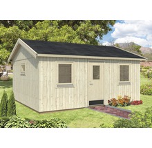 Gartenhaus Palmako Pernilla 21,5 m² inkl. Fußboden 595 x 492 cm natur