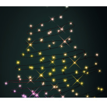 Guirlande lumineuse en forme de sapin de Noël