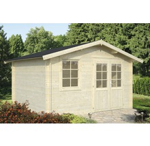 Gartenhaus aus Holz mit Fenster und Doppeltür