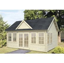 Gartenhaus Palmako Claudia 19,4 m² inkl. Fußboden 574 x 430 cm natur