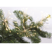 Feu d'artifice LED guirlande lumineuse Lafiora 500 LED 9,5 m + alimentation 5 m couleur d'éclairage blanc chaud avec minuterie et variateur