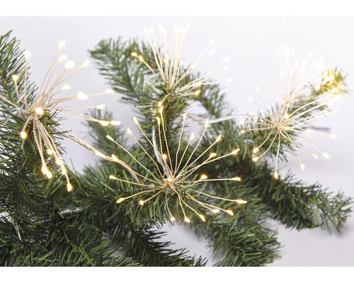 Guirlande lumineuse LED en forme d''étoile pour la décoration sur un sapin de Noël