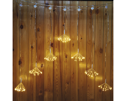 Feuerwerk Lichterkette Lafiora 120 x 100 cm 225 LEDs Lichtfarbe warmweiß inkl. Timerfunktion, Dimmbar
