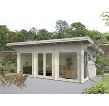 Gartenhaus Palmako Heidi 19,7 m² inkl. Fußboden 748 x 450 cm natur