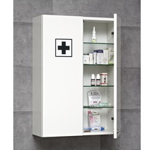 Armoire de pharmacie Pelipal Wien 70 x 50 cm blanc brillant-thumb-1