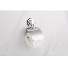 Dérouleur papier toilette chromé, fixation par ventouses-thumb-1