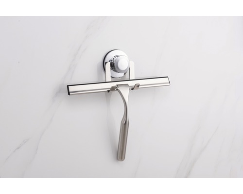 Raclette de douche avec support à ventouse pour le nettoyage de la salle de bain