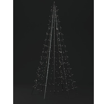 Sapin de Noël décoratif en forme de cône avec des lumières pour une utilisation intérieure et extérieure.