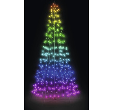 Arbre lumineux décoratif avec éclairage multicolore