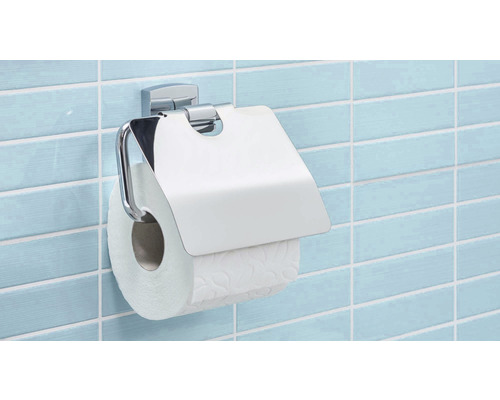 Distributeur de papier toilette en métal avec rouleau de papier toilette