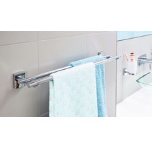 Porte-serviettes tesa double KLAAM 64 cm chrome