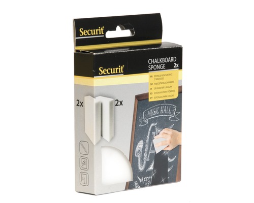 Securit Kreidetafel Schwamm 2er-Packung