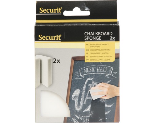 Securit Kreidetafel Schwamm, 2er Pack