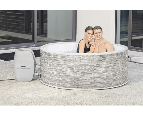 Aufblasbarer Lay-Z-Spa Vancouver Whirlpool mit Heizung und Filtersystem