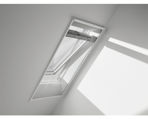 VELUX Insektenschutzrollo (Fliegengitter) weiß perforiert Manuell halbtransparent ZIL PK25 0000SWL