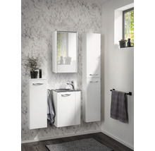 Spiegelschrank FACKELMANN Denver 42 x 16 x 68,5 cm weiß 1-türig LED IP 20