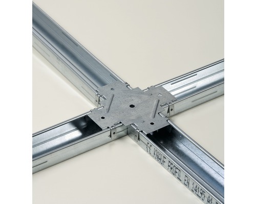 Connecteur en croix pour profilés métalliques