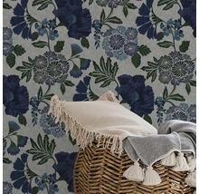 Papier peint intissé 113274 Berkeley Floral bleu