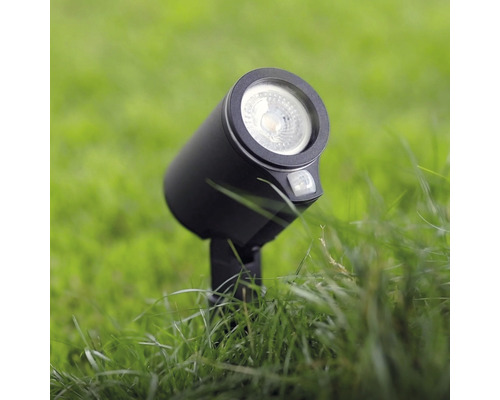Projecteur de jardin pour montage au sol dans l''herbe