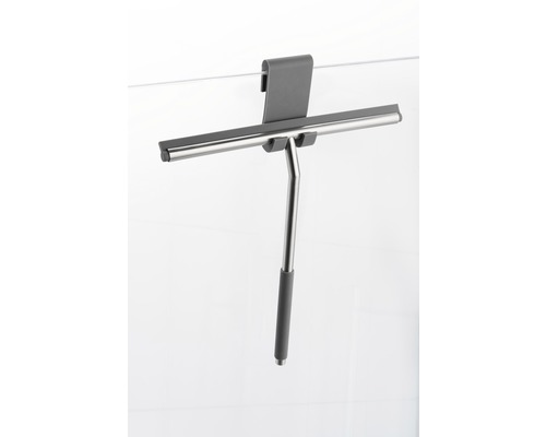 Raclette de douche avec support pour montage sur verre