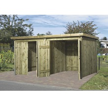 Lagerhaus weka 607 Variante 3 408 x 318 cm kesseldruckimprägniert