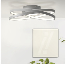 Plafonnier LED 42W 4775 lm 3000 K HxØ 11,5x39,5 cm Labyrinth gris