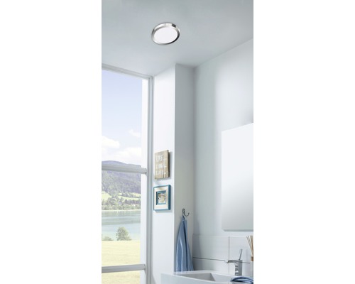 Plafonnier salle de bains LED IP44 21W 2000 lm 2700/4000 K, blanc chaud/blanc neutre Cool&Cosy chromé/blanc Ø 300 mm Plafonnier salle de bains LED IP44 21W 2000 lm 2700/4000 K, blanc chaud/blanc neutre Cool&Cosy chromé/blanc Ø 300 mm