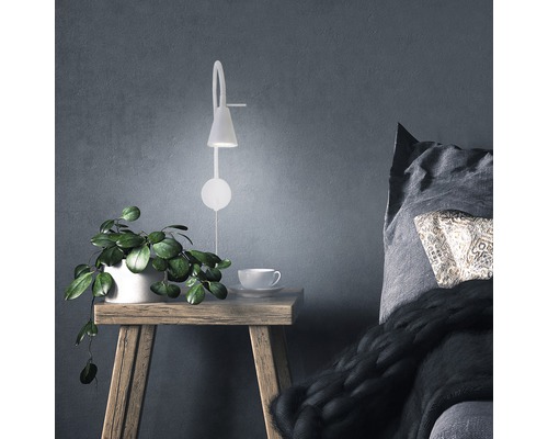 Applique murale lit LED 5W rond blanc Applique murale lit LED 5W rond blanc