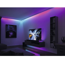 Bande LED Entertain prête à l'emploi 5,0 m Dynamic RGB changement de couleur 300 LED avec fonction mémoire + télécommande 12V-thumb-5