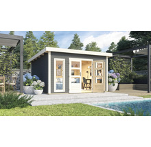 Gartenhaus Karibu Speyer 5 406 x 393 cm terragrau