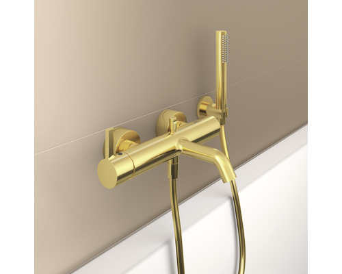 Aufputz-Badewannenarmatur mit Handbrause