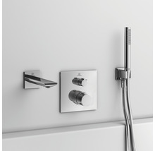 Wannenarmatur mit Handbrausegarnitur für die Wandmontage
