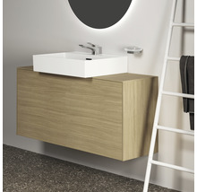 Combinaison de lavabo avec meuble sous-lavabo et porte-serviettes